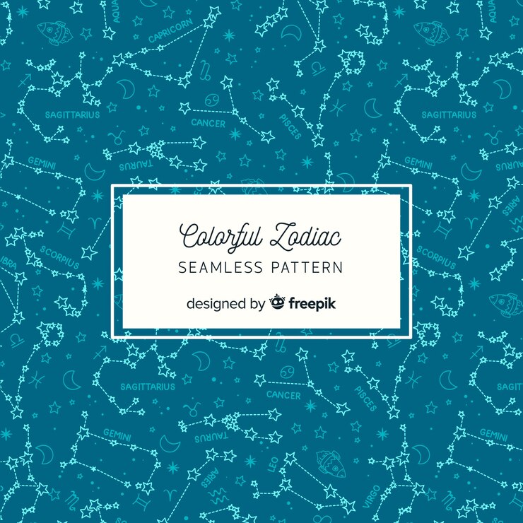 Free Vector zodiac pattern