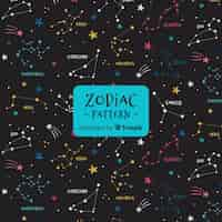 Free vector zodiac pattern