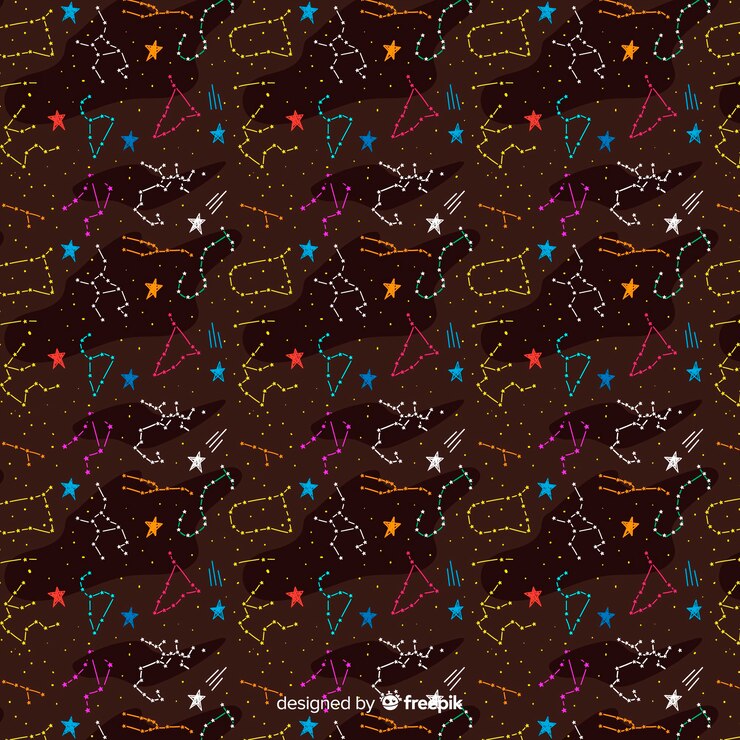 Free Vector zodiac pattern
