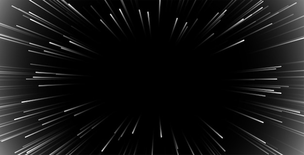 Free vector zoom motion outburst black background