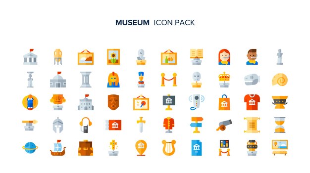Museum Premium Icons