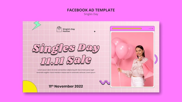 11.11 singles day social media promo-vorlage