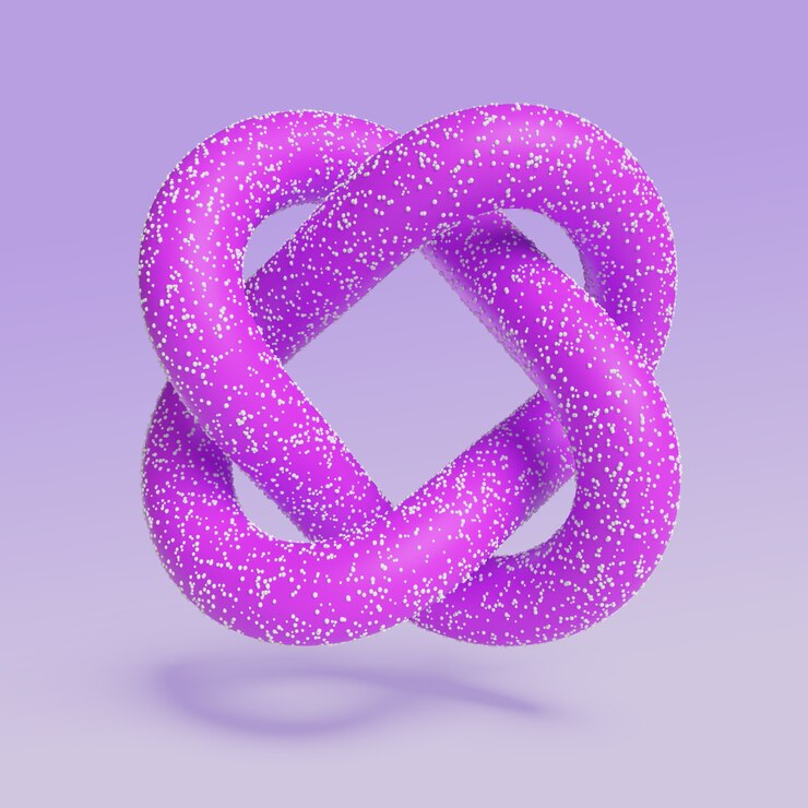Kostenlose PSD 3d-abstrakt-flüssigkeitsform-symbol