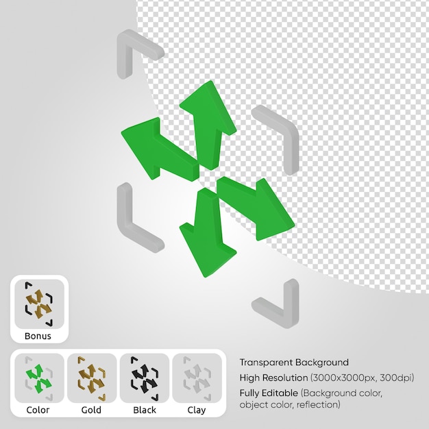 Kostenlose PSD 3d-bewegungswerkzeug