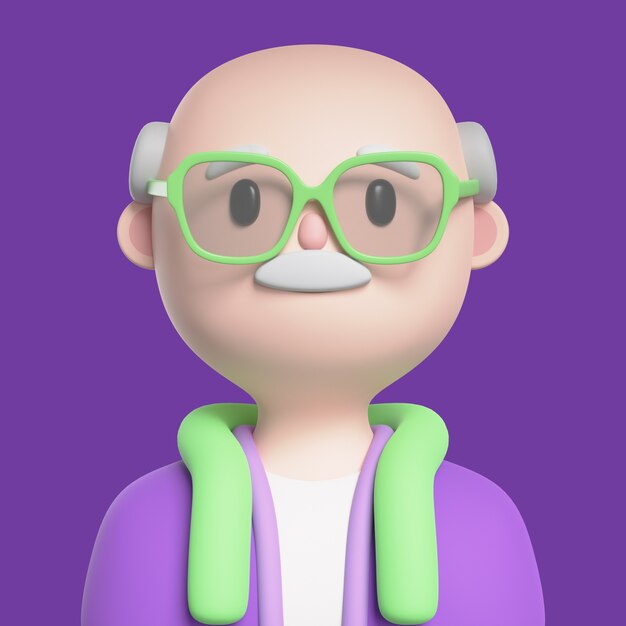 3D-Darstellung des Avatar-Charakters