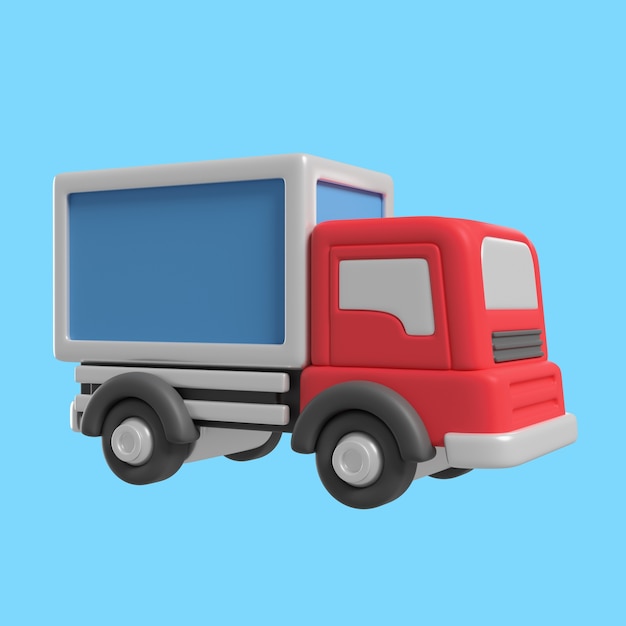 3D-Darstellung des LKW-Symbols