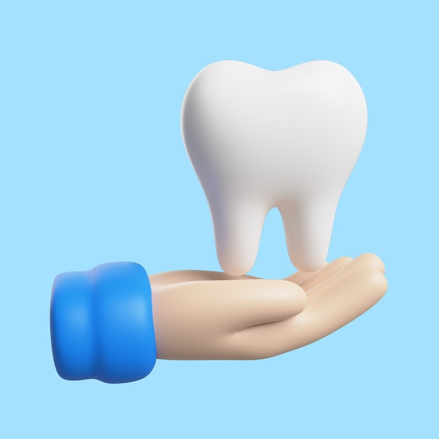 Kostenlose PSD 3d-darstellung für stomatologie und zahnmedizin