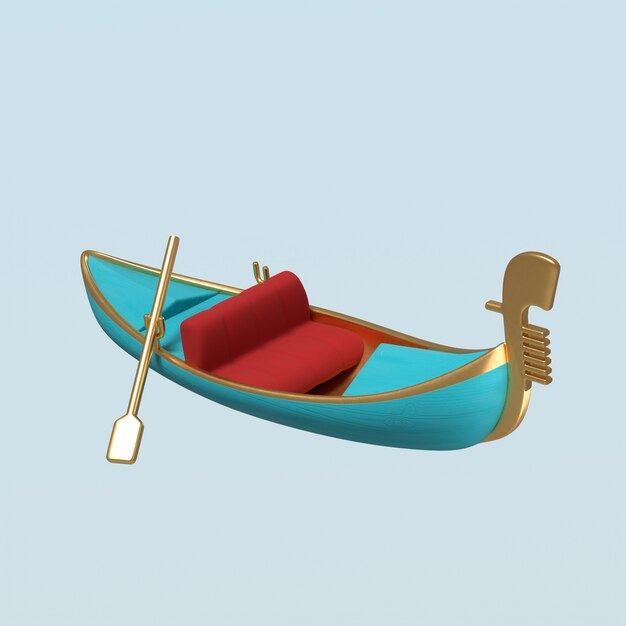 3D-Ikonen des venezianischen Karnevals