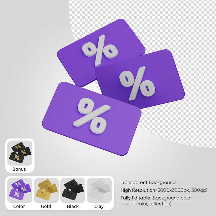 Kostenlose PSD 3d-rabatt