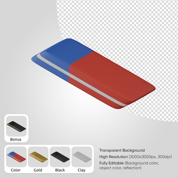 Kostenlose PSD 3d-radierer