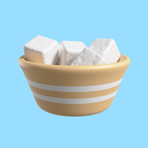 3D-Rendering des Café-Symbols