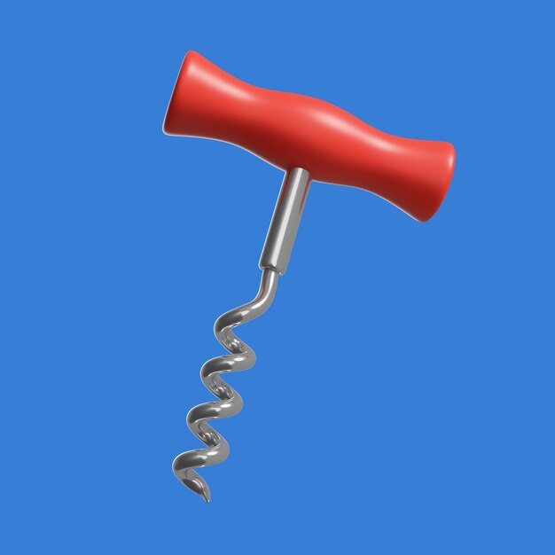 3D-Rendering des Küchenwerkzeug-Symbols.