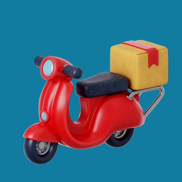 3D-Rendering des Liefer-Symbols