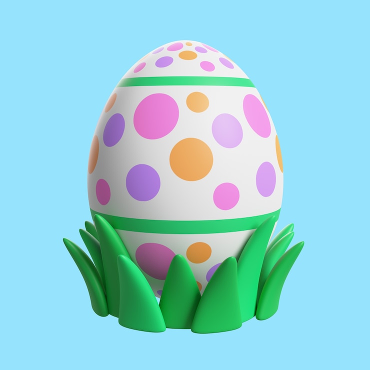 Kostenlose PSD 3d-rendering des ostersymbols