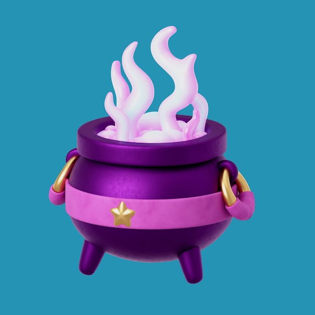 3D-Rendering von Fantasy-Symbolen