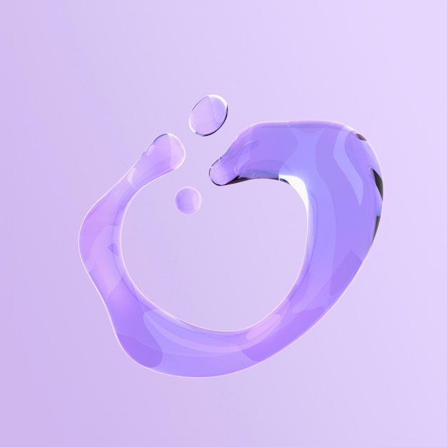 3D-Rendering von flüssigen Formen