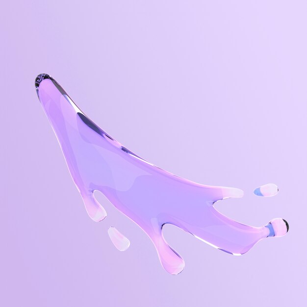 3D-Rendering von flüssigen Formen