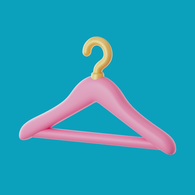 3D-Rendering von Mode-Design-Ikonen