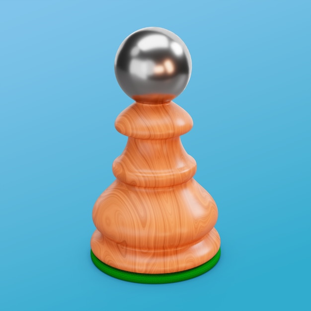 3D-Rendering von Schachfiguren
