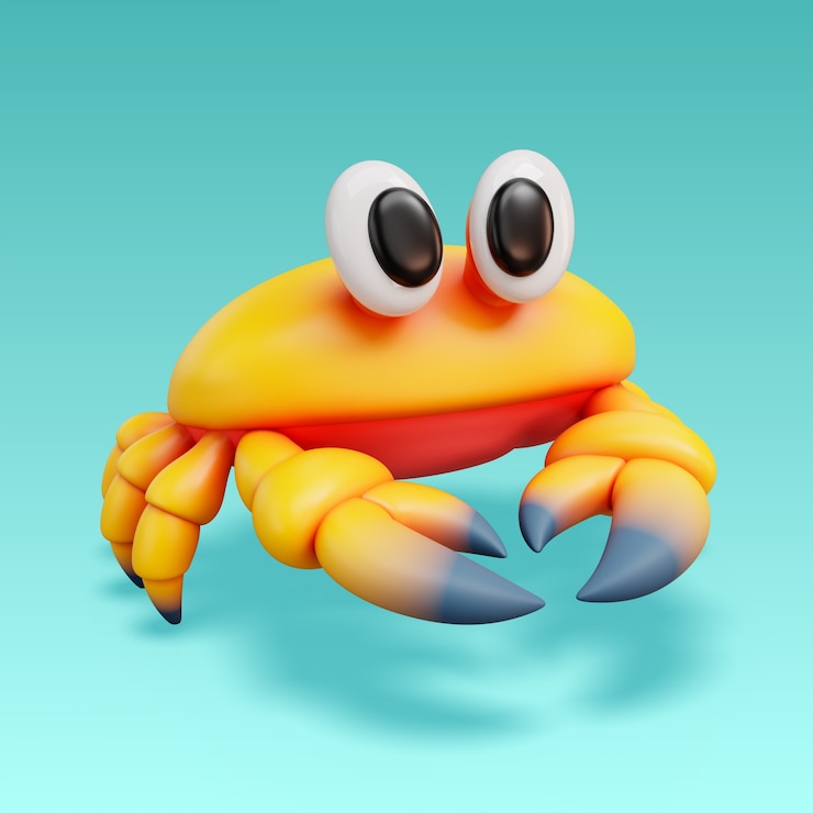 Kostenlose PSD 3d-rendering von see- und ozean-ikonen