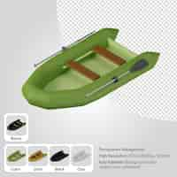 Kostenlose PSD 3d-schlauchboot