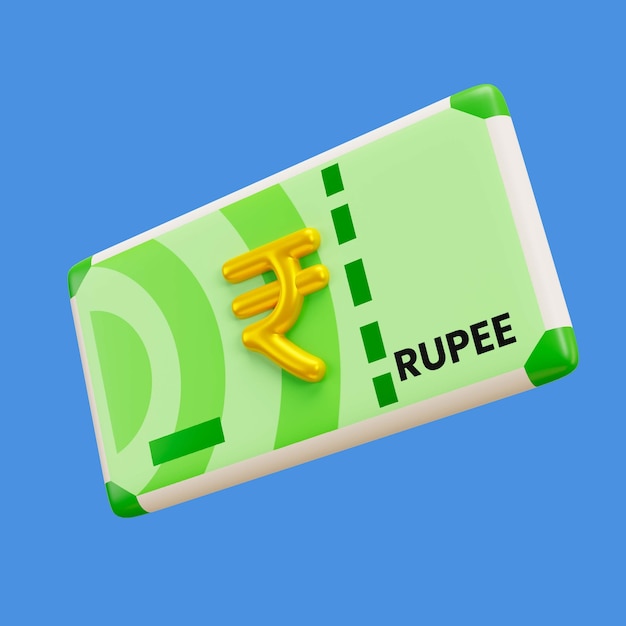 3D-Symbol für Finanzen und Währung