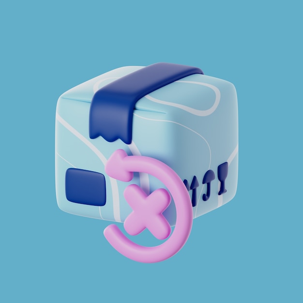 3D-Symbol für Produktmanagement