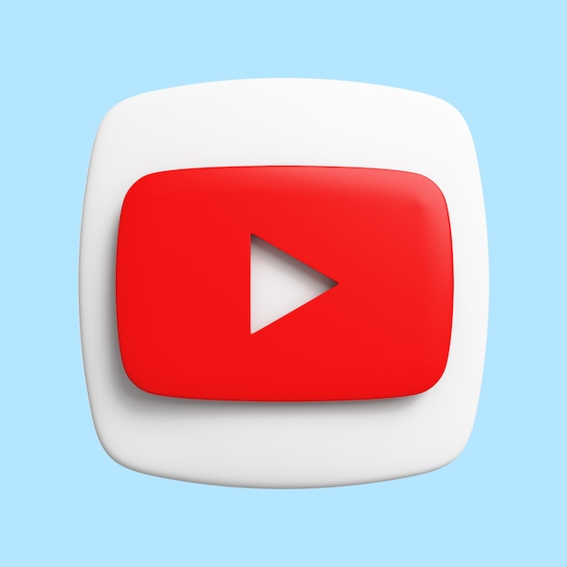 3D-Symbol für Social-Media-App
