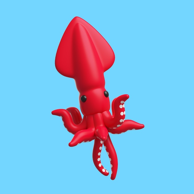 3D-Symbol mit Wassertier