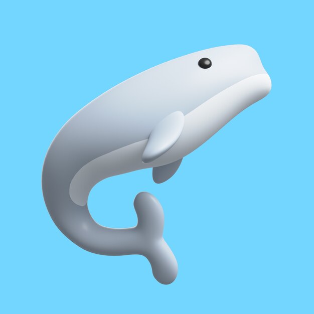 3D-Symbol mit Wassertier