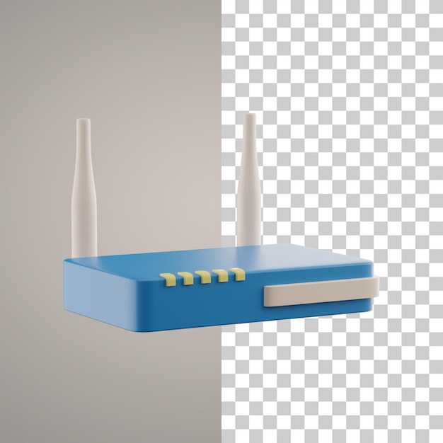 Kostenlose PSD 3d-wlan-router