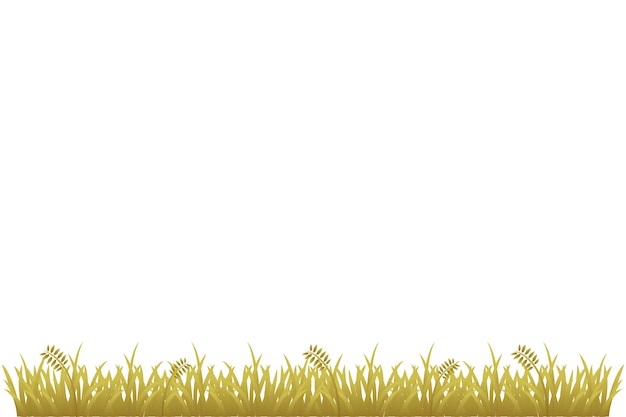 Abgesonderte Darstellung von Gras