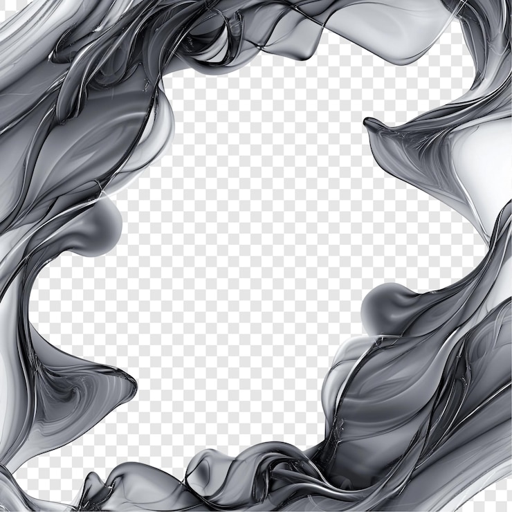 Kostenlose PSD abstract graue wirbel ein moderner künstlerischer rahmen