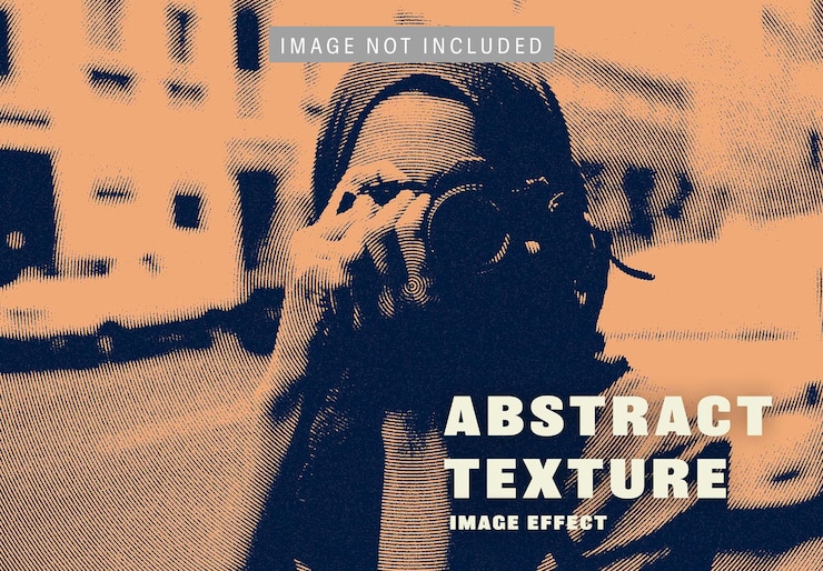Kostenlose PSD abstrakter texturbildeffekt