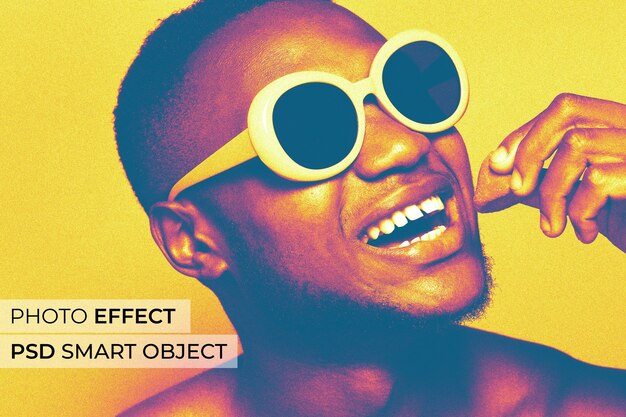 Acid House Fotoeffekt-Design