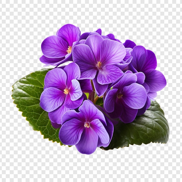 Kostenlose PSD african violet png isoliert auf transparentem hintergrund