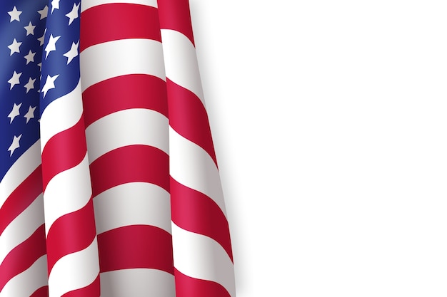 Kostenlose PSD amerikanische flagge