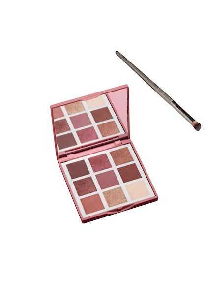 Ansicht der Lidschatten-Make-up-Palette