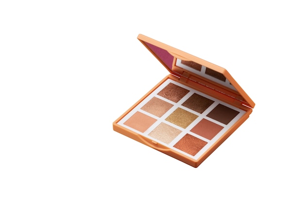 Ansicht der Lidschatten-Make-up-Palette