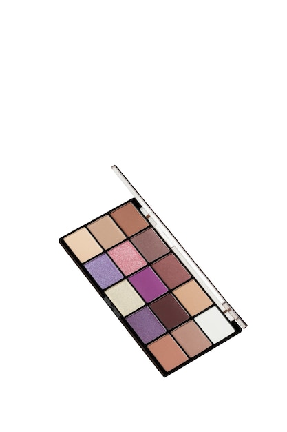 Ansicht der Lidschatten-Make-up-Palette