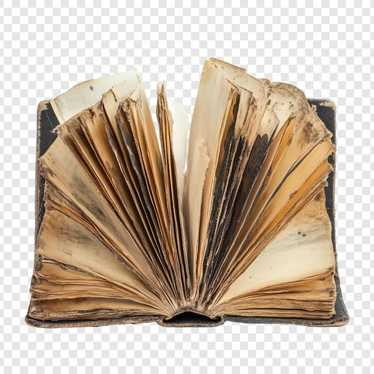 Kostenlose PSD antique open book ein blick in die vergangenheit