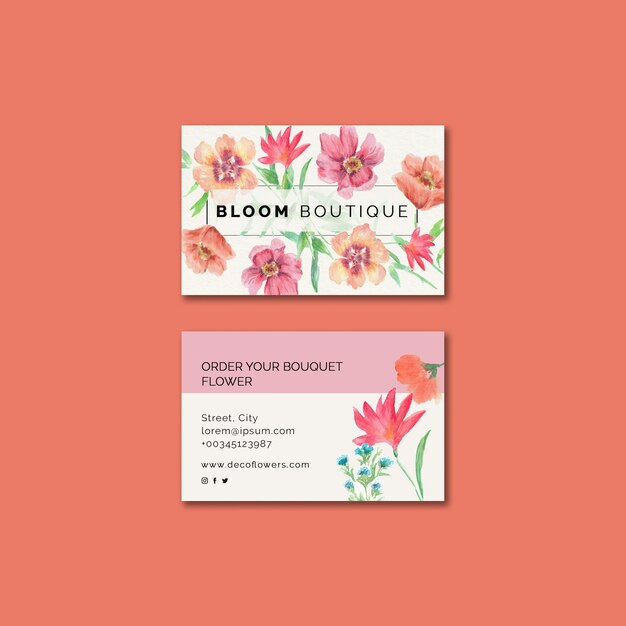 Aquarell-Natur-Template-Design
