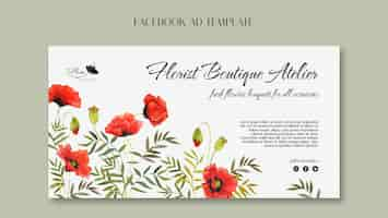 Kostenlose PSD aquarell-natur-template-design