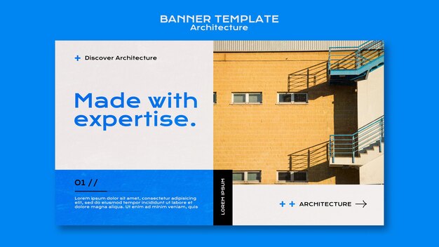 Architektur-Banner-Vorlage