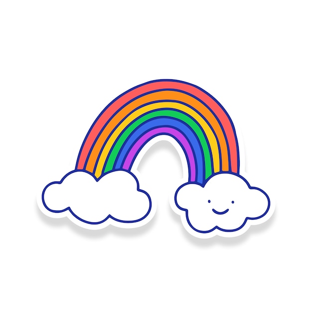 Aufkleber für den Pride-Monat
