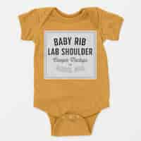 Kostenlose PSD baby rib lap schulter creeper modell 02