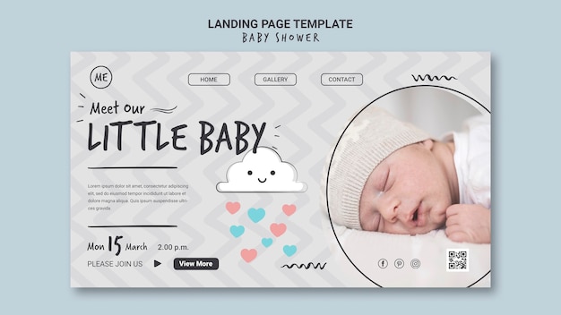 Babyparty-Landingpage