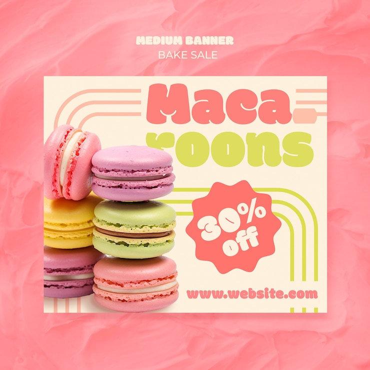 Kostenlose PSD bake-verkaufs-banner-vorlage