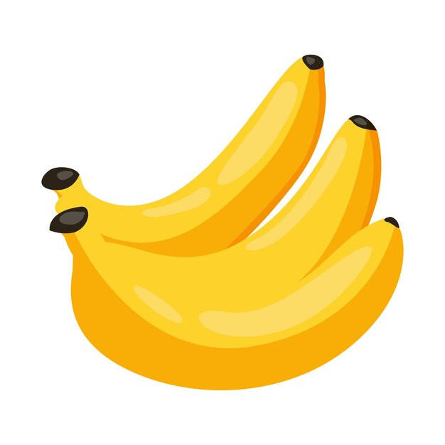 Bananenillustration isoliert