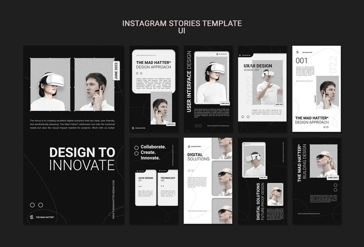 Kostenlose PSD bank-design-vorlage für instagram-geschichten